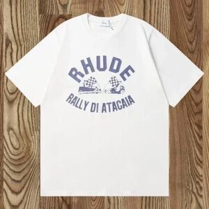 Rhude Men's White Short Sleeve